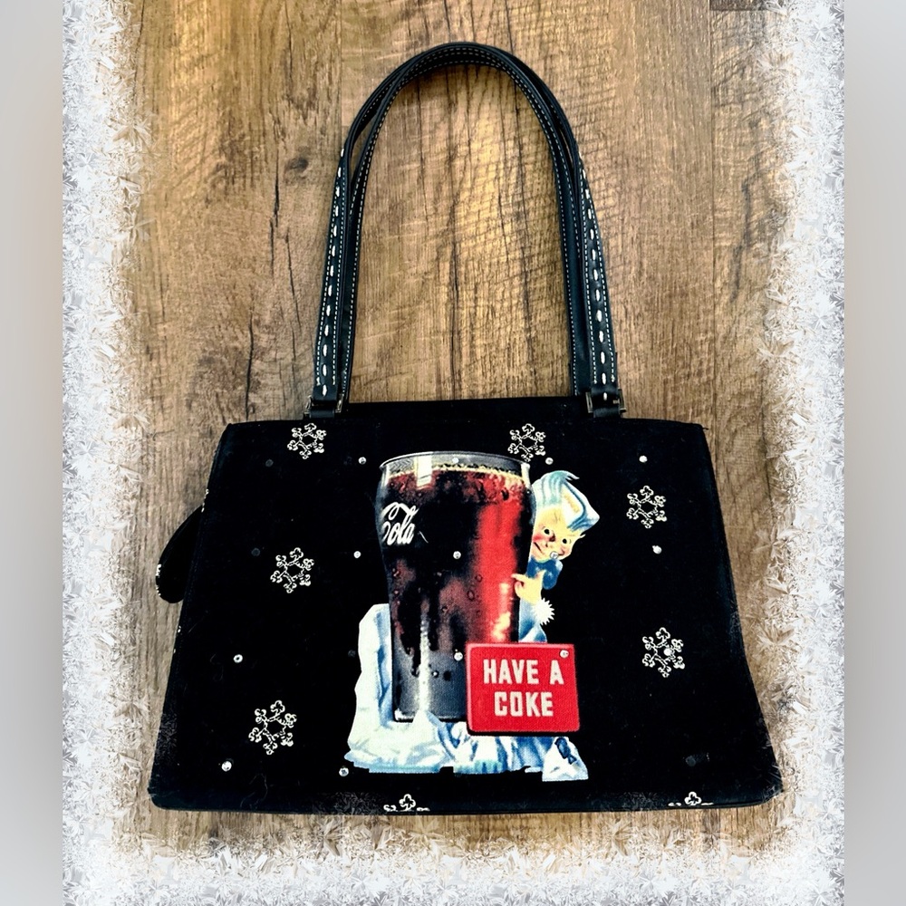 Vintage Coca-Cola satchel Tote Box Purse
